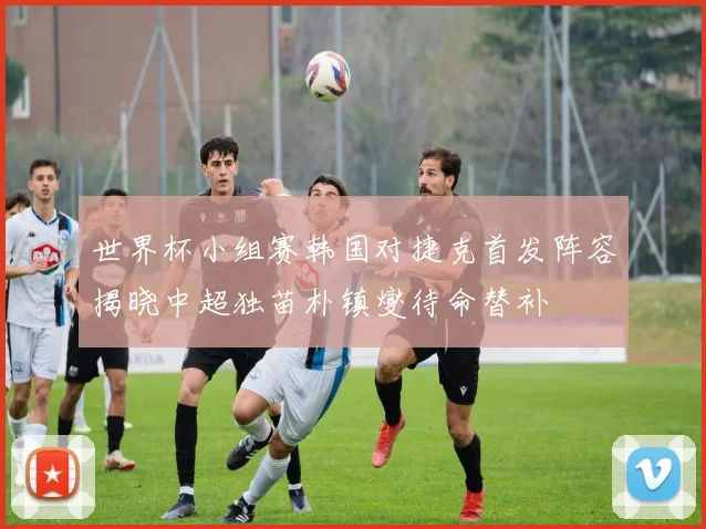 世界杯小组赛韩国对捷克首发阵容揭晓中超独苗朴镇燮待命替补